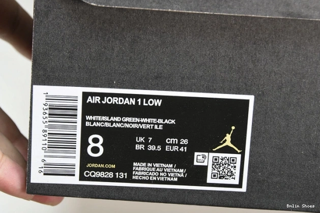 Bmlin Air Island 1 Low Jordan CQ9828-131 Green 0819